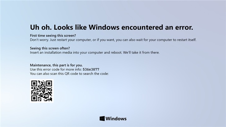 “死亡蓝屏”不再！第三方设计师为Windows 10蓝屏死机制作全新外观